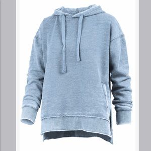 Royce vintage wash split hem sweatshirt